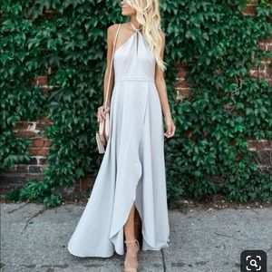 Vici-Bonjour Halter Maxi Dress-Small-